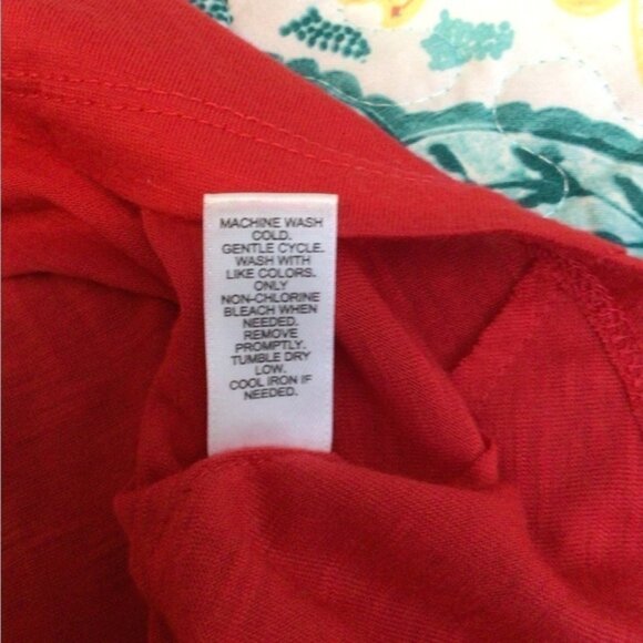 Cato Red Sleeveless Scoop Neck Tank Top (0066) - Picture 5 of 11